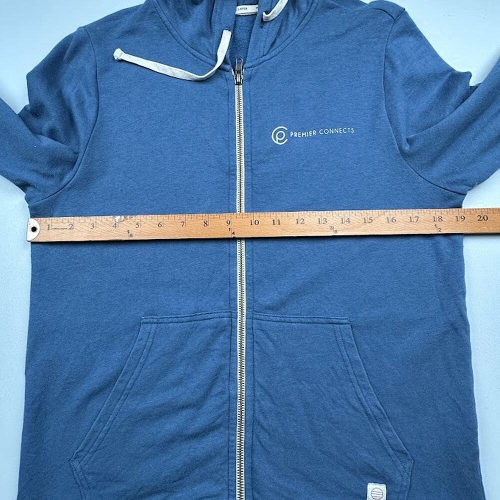 Marine Layer Sweatshirt Womens Medium Blue Afternoon Full Zip Hoodie Outdoor - Picture 11 of 14